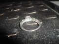 ПОСРЕБРЕН ФИН НЕЖЕН КРИСТАЛЕН КРАСИВ АРТ ПРЪСТЕН 21646, снимка 7