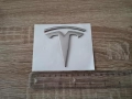 сребрист гланц лого Tesla, снимка 2