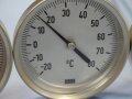 биметален термометър Wika thermometer ф100mm, 0/+400°C, -20/+80°C, L-80-230mm, снимка 3