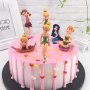6 бр феи Зън зън камбанките Tinkerbell фигурка фигурки PVC играчки и украса торта топер, снимка 3