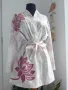 Ръчно рисувано сатенирано кимоно , снимка 9