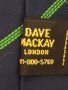 Винтидж вратовръзка DAVE MACKAY, Лондон. , снимка 7