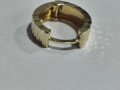 Златна мъжка обеца 14к, снимка 4