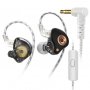Кабелни IEM слушалки SGOR Venus Hybrid, полуоворен монитор,2DD драйвери,2 pin/0.78 mm конектор-3.5mm, снимка 6