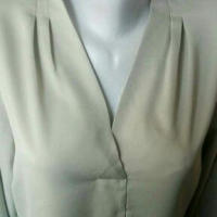 Елегантна блуза в пастелно зелено🍀❤M/L(40) р-р❤🍀арт.4051, снимка 2 - Блузи с дълъг ръкав и пуловери - 36469656