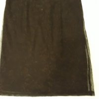Черна лятна тънка прозрачна дантелена пола с черна мека удобна подплата - много комфортно усещане , снимка 8 - Поли - 37457052