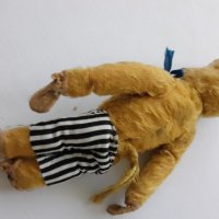Стара играчка маймуна напълнена със слам , снимка 10 - Колекции - 43886650