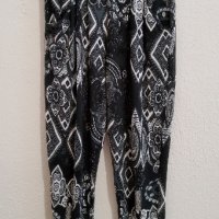 Комплект панталон и блуза от вискоза в черно, снимка 6 - Комплекти - 37894355