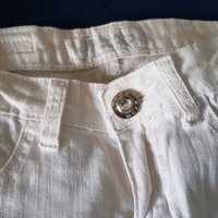 Бял панталон с ниска талия, снимка 1 - Панталони - 38503759