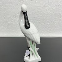 Винтидж порцеланова фигура на птица  Лопатар. №4807, снимка 2 - Колекции - 43117100