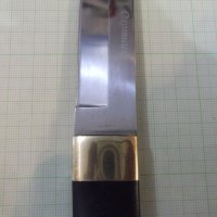 Нож ловен "Охотник - Сталь 65х13" руски от масивна стомана, снимка 4 - Ножове - 26923560