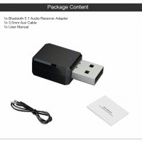 Блутут 5.1 Handsfree аудио донгъл USB/AUX приемник за автомобил, снимка 11 - Аксесоари и консумативи - 32735643