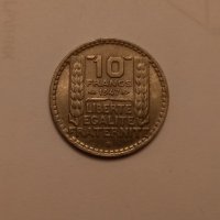 Франция 10 франка 1947 , буква  B, снимка 1 - Нумизматика и бонистика - 35527883