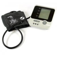 Апарат за измерване на кръвно налягане с голям LCD дисплей UKC, снимка 5 - Друга електроника - 36825828