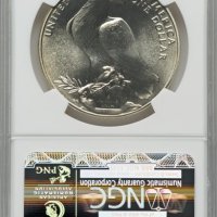 1984-P Olympics S$1 - NGC MS 70 - САЩ Възпоменалтена Монета Долар, снимка 2 - Нумизматика и бонистика - 43773158