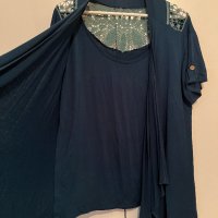 блуза с бродерия, снимка 2 - Блузи с дълъг ръкав и пуловери - 43169485