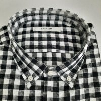 Мъжка риза каре  Jack & Jones Premium Slim Fit, размер - L.                           , снимка 1 - Ризи - 39267429