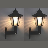 2 Броя Соларна Лампа тип Фенер за двор и градина , снимка 1 - Соларни лампи - 43498412