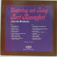 Jesterday and goday-Bert Kaempfert-Грамофонна плоча-LP 12”, снимка 2 - Грамофонни плочи - 36395352