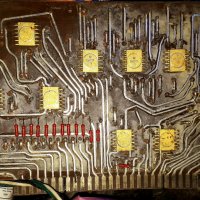 Антика уникално запазена платка за електроника на повече от 60 години, снимка 1 - Антикварни и старинни предмети - 38046475