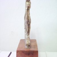 Стара бронзова статуетка с коза, снимка 5 - Антикварни и старинни предмети - 28098115