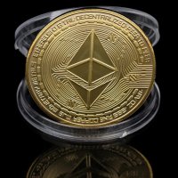 Етериум монета Ethereum етереум сувенирна колекционерска ( ETH ), снимка 2 - Други ценни предмети - 35284341