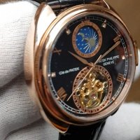 Мъжки луксозен часовник Patek Philippe Tourbillon Cle de PATEK, снимка 3 - Мъжки - 32796925
