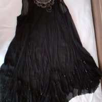 Дамска черна рокля, снимка 5 - Рокли - 36591040