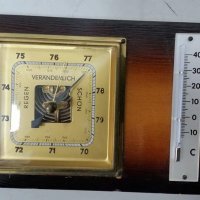 Хигрометър, термометър-дървен, снимка 1 - Други ценни предмети - 28215016