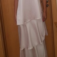 Официална дълга рокля на харбали сатен, снимка 4 - Рокли - 26279419