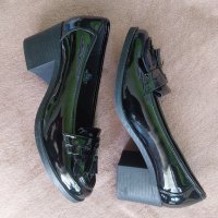 Лоуфъри "INSOLIA"- естествена кожа , снимка 2 - Дамски обувки на ток - 40807768