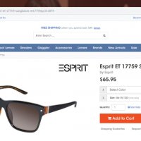 Дамски Слънчеви Очила Esprit Оригинал, снимка 2 - Слънчеви и диоптрични очила - 28914412