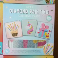 Diamond Paiting Greeting Cards - Картички тип - диамантени гоблени, снимка 4 - Гоблени - 40586664