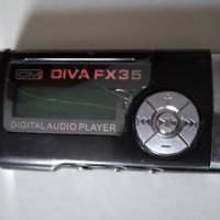 MP3 Player DIVA FX35 1GB МП3 плеър Дива 1ГБ неизправен, снимка 1 - MP3 и MP4 плеъри - 32911450