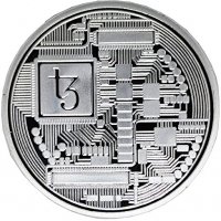 Tezos coin ( XTZ ) - Silver, снимка 3 - Нумизматика и бонистика - 38276953