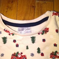 Детска блуза дълъг ръкав 98см 2-3г отлична Дядо Мраз, снимка 3 - Детски Блузи и туники - 43780137