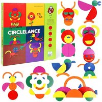 Дървени цветна игра Монтесори Circlelance Habi Spiel Мath Montessori, снимка 2 - Образователни игри - 34878951