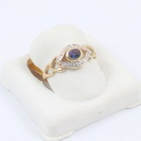 нов златен пръстен 48775-1, снимка 6 - Пръстени - 39599726