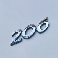 Емблема за Peugeot 206 Пежо, снимка 4 - Аксесоари и консумативи - 40604889