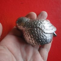Невероятна бронзова солница пиперница врабче 2, снимка 2 - Други - 43523685