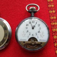 Стар джобен часовник Hebdomas, снимка 4 - Антикварни и старинни предмети - 37654826