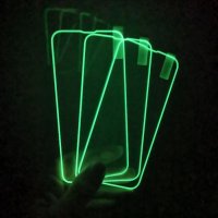 Светещи Флуоресцентни / Фосфорни скрийн протектори за IPhone, снимка 1 - Фолия, протектори - 38391519