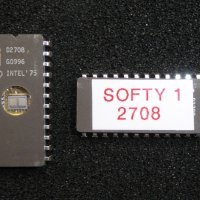 24-pin 8K EPROM 2708 памети с UV изтриване, снимка 2 - Друга електроника - 39916572