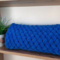Ръчно плетено бебешко одеяло , снимка 1 - Спално бельо и завивки - 35082791