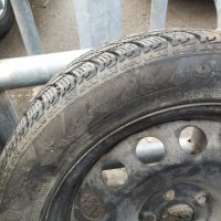 Зимни гуми с метални джанти 16 5х100, снимка 1 - Гуми и джанти - 43114064