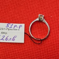 Златен дамски пръстен 1.64гр-14к, снимка 2 - Пръстени - 44035497
