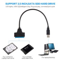 кабел Sata To USB 3.0 SSD, снимка 4 - Кабели и адаптери - 40049345