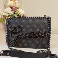 Луксозна Черна чанта  Guess  кодSG338, снимка 1 - Чанти - 39852714