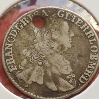 Сребърна монета 17 кройцера 1760г. Франц първи Кремниц Свещена Римска Империя 12213, снимка 2 - Нумизматика и бонистика - 42987092