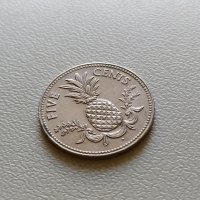 5 цента 1975 Бахами - Бахамски острови, снимка 1 - Нумизматика и бонистика - 40694036